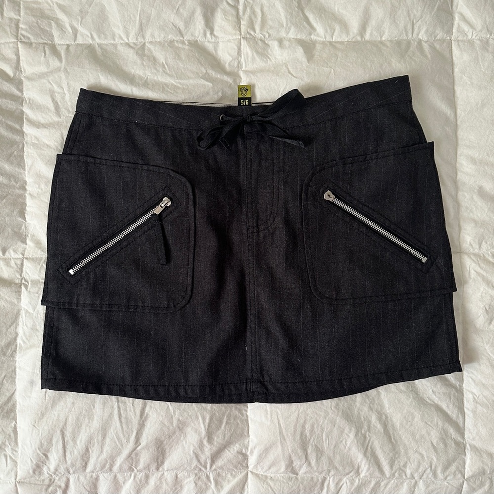 dollhouse pinstripe mini skirt
